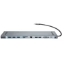 Адаптер Baseus Adapter Enjoyment USB-C to USB-C + 2хHDMI + VGA + SD + RJ45 + 2xUSB3.0 + Mini-jack 3.5 Dark Gray (CATSX-G0G)