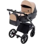 Коляска универсальная 2 в 1 Bair Kiwi Plus ECO BKP-18/15 капучино / черный (680897): Тип коляски Универсальная коляска (2-в-1)