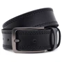 Мужской ремень Borsa Leather черный (125v1fx93-black)