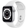 Apple Watch Series 6 GPS 40mm Silver Aluminum Case w. White Sport (MG283) Approved