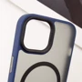 Чехол для iPhone Blueo Skin Friendly Frosted with MagSafe Blue for iPhone 15 Pro Max: Тип чехла накладка на заднюю часть