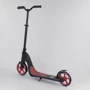 Самокат двоколісний Best Scooter c PU колесами, широким велосипедним кермом, новим затискачем керма Black / Red (98442): Конструкція рами складна