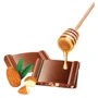 Шоколад Cachet Chocolate Almonds & Honey 100 г (DL12249): Вага, г 100