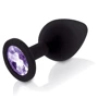 Набір анальних пробок з кристалом Rianne S: Booty Plug Set Black