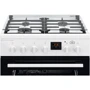 Плита комбинированная Electrolux LKK660200W: Объем духовки, л 58