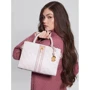 Женская сумка тоут GUESS GINEVRA LOGO ELITE SCITY STCHL бежево-розовая (HWSB8675060-BHG): Пол Женский