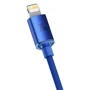 Кабель Baseus Cable USB-C to Lightning Crystal Shine 20W 1.2m Blue (CAJY000203) фото 4
