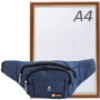Мужская поясная сумка Valiria Fashion синяя (4DETBP3256-6-1): Застежка Молния
