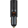 Зарядное устройство Baseus Car Charger USB+USB-C Together Cigarette 120W Gray (CCBT-C0G): Сила тока 2.4А и более