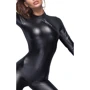 Комбинезон Noir Handmade F162 Powerwetlook overall with leash and two-way zipper Black, 3XL