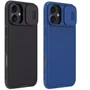 Чохол для iPhone Nillkin CamShield Pro Magnetic Blue для iPhone 16: Матеріали пластик