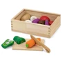Набір продуктів Viga Toys нарізані овочі з дерева (44540) фото 4