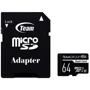 Карта памяти Team 64GB microSDXC Class 10 UHS-I U1 High + adapter (TDUSDX64GUHS03): Класс карты U1, Class 10, UHS-I