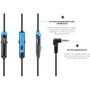 Навушники Sades SA-723 Mpower Blue/Black (sa723blj): Тип конструкції полноразмерные
