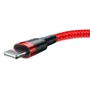 Кабель Baseus USB Cable to Lightning Cafule 2m Red (CALKLF-C09) фото 3