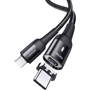 Кабель Usams Cable USB-C to USB-C Fast Charge Magnetic PD 100W 1.5m Black (US-SJ466): Тип USB-C - USB-C