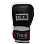 Перчатки боксерские THOR PRO KING 14oz /Кожа /черно-красно-белые фото 1