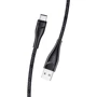 Кабель Usams USB Cable to USB-C Braided Data and Charging 2m Black (US-SJ395)