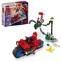 Конструктор LEGO Marvel Погоня на мотоциклах Людина-Павук vs Доктор Восьминіг (76275): Кількість деталей, шт. 77