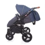 Универсальная коляска 2-в-1 Broco Capri textile blue: Возможность установки люльки есть