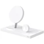 Зарядний пристрій Belkin Wireless Charger Base Station White (F8J234VFWHT-APL) for Apple iPhone and Apple Watch: Кабель в комплекті вбудований