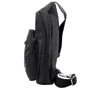 Мужская сумка-слинг DNK Leather черная (DNK-JOKER-4-BAG-1): Тип ручки Плечевой ремень, Без ручки