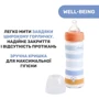 Бутылочка стеклянная Chicco Well-being с силиконовой соской 0м+ 240 мл (28721.21): Тип бутылочка для кормления