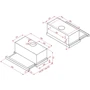 Вытяжка Perfelli TL 5010 W: Тип монтажа встраиваемый