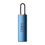 Адаптер Baseus Adapter USB-C to 3xUSB3.0+HDMI+RJ45+USB-C+TF+SD Blue (WKWG000103): Інтерфейс підключення USB-C
