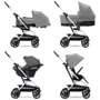 Прогулянковий візок Cybex Eezy S Twist+ 2 BLK Lava Grey з бампером (522003769): Тип коляски Прогулочная