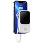 Внешний аккумулятор Baseus Power Bank 10000mAh Qpow Pro Digital Display Fast Charge Power Bank 20W White (PPQD020002): Количество USB 3