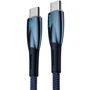 Кабель Baseus Cable USB-C to USB-C Glimmer Series Fast Charging 100W 1m Blue (CADH000703): Тип USB-C - USB-C