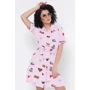 Платье FashionUp PL-1767J-44 44 розовое повседневное до середины бедра