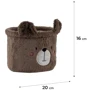 Корзина для хранения Kite Sweet Bear 20х16 см плюшевая (K24-3100S-3)
