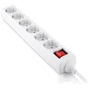 Сетевой фильтр REAL-EL RS-6 Protect M 5m, white (EL122300035): Тип розеток Евророзетки