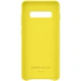 Чехол для телефонов Samsung Leather Cover Yellow (EF-VG975LYEGRU) for Samsung G975 Galaxy S10+: Тип накладка на заднюю часть
