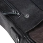 Мужская сумка планшет Borsa Leather черная (K18863-black): Тип ручки Со съемным ремнем, Плечевой ремень, С двумя ручками, Короткая ручка