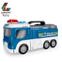 Игровой набор Lunatik Kids Грузовик трансформер гараж Полиция (LNK-CDP0687): Цвет синий