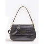 Жіноча сумка-сетчел Guess Triple G Shoulder Bag чорна (HWTG7748190-BLA)