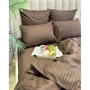 Комплект постельного белья LightHouse Sateen Stripe Brown страйп-сатин евро (603678_2,0): Размер пододеяльника, см 200x220