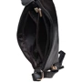 Женская сумка через плечо Keizer черная (K11181-black): Материал Натуральная кожа