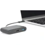 Адаптер Digitus Adapter USB-C to HDMI+USB+USB-C Black (DA-70855) фото 4