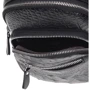 Чоловіча сумка-слінг Borsa Leather чорна (K1142-black): Стиль Повсякденний (Casual)