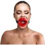 Кляп расширитель в форме губ Art of Sex - Gag Lips, натуральная кожа