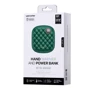 Внешний аккумулятор WK Wekome Herze Power Bank 10000mAh and Hand Warmer Green (WP-111): Встроенный кабель нет