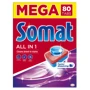 Таблетки Somat All in one для мытья посуды в посудомоечной машине 80 шт