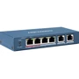Сетевой коммутатор Hikvision DS-3E0106P-E/M: Тип неуправляемый