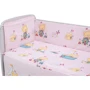 Защита в кроватку Qvatro Gold ZG-02 (медведи на кораблике) розовая (680925)