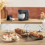 Кухонный комбайн Tefal Bake Essential QB161H38: Материал насадок металл