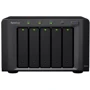 Сетевой накопитель (NAS) Synology DX513: Слоты для дисков 5 x 3,5" SATA II или 5 x 2,5" SATA/SSD (max 5 x 4 ТB)